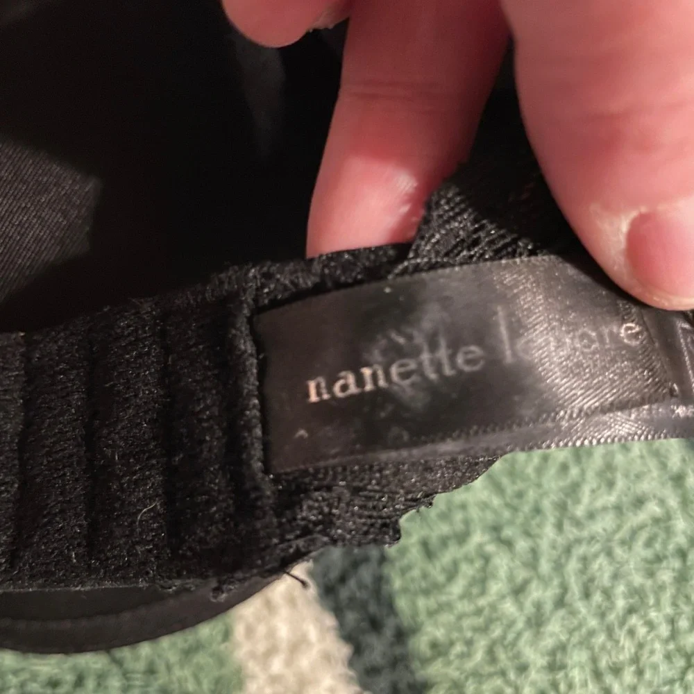 Nanette‎ Lepore Black Full-Coverage Push Up Padded Bra Intimates Lace 38C